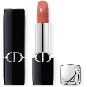 DIOR Rouge Dior confort et longue tenue - soin floral hydratant teinte 100 Nude Look Satin 3,5 g
