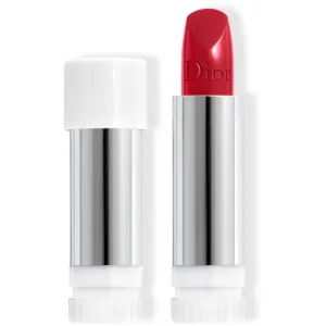 DIOR Rouge Dior - La Recharge recharge de rouge à lèvres couleur couture - 4 finis : satin, mat, métallique et velours - soin floral - confort et long #139739
