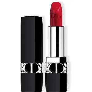 DIOR Rouge Dior rouge à lèvres rechargeable couleur couture - 4 finis : satin, mat, métallique et velours - soin floral - confort et longue tenue tein #139886