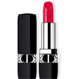 DIOR Rouge Dior rouge à lèvres rechargeable couleur couture - 4 finis : satin, mat, métallique et velours - soin floral - confort et longue tenue tein #139885