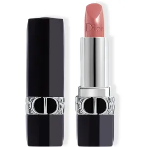 DIOR Rouge Dior rouge à lèvres rechargeable couleur couture - 4 finis : satin, mat, métallique et velours - soin floral - confort et longue tenue tein