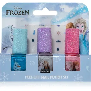 Disney Frozen Peel-off Nail Polish Set kit de vernis à ongles pour enfant Blue, White, Pink 3x5 ml #565678