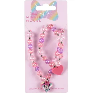 Disney Minnie Necklace and Bracelet ensemble pour enfant 2 pcs
