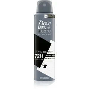 Dove Men+Care Antiperspirant anti-transpirant anti-traces blanches et jaunes 72h Invisibile Dry 150 ml