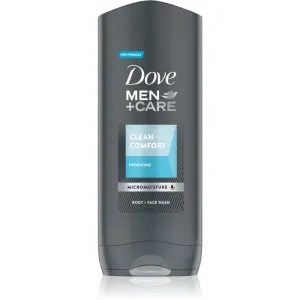 Dove Men+Care Clean Comfort gel douche hydratant visage, corps et cheveux 250 ml
