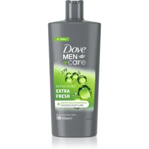 Dove Men+Care Extra Fresh gel douche rafraîchissant visage, corps et cheveux 700 ml