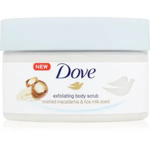 Dove Exfoliating Body Scrub Crushed Macadamia & Rice Milk gommage corps nourrissant 225 ml
