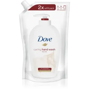 Dove Silk Fine savon liquide mains recharge 500 ml