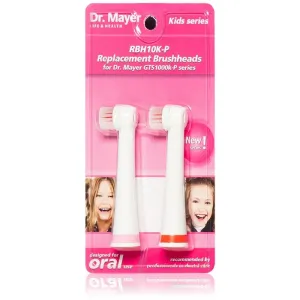 Dr. Mayer RBH10K têtes de remplacement pour brosse à dents pour enfant Compatible with GTS1000k-P 2 pcs