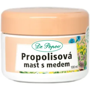 Dr. Popov Herbal ointments Propolis with honey pommade pour peaux irritées avec démangeaisons 100 ml