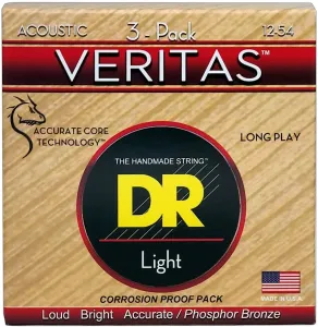 DR Strings VTA-12 Veritas 3-Pack