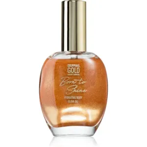 Dripping Gold Born To Shine huile pailletée corps teinte Bronze 55 ml
