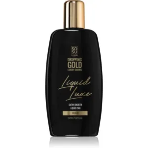 Dripping Gold Luxury Tanning Liquid Luxe lotion auto-bronzante corps Medium 150 ml