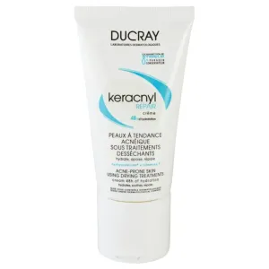 Ducray Keracnyl crème hydratante régénérante pour peaux sèches et irritées après un traitement anti-acné 50 ml #105896