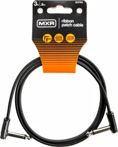 Dunlop MXR DCPR3 Ribbon Patch Cable Noir 0,9 m Angle - Angle
