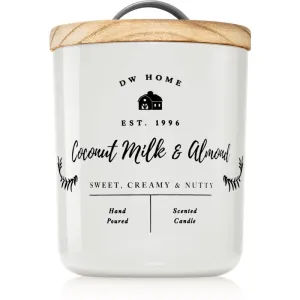 DW Home Farmhouse Coconut Milk & Almond bougie parfumée 241 g