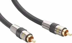 Eagle Cable Deluxe II Coaxial 0,75 m Noir Hi-Fi Câble coaxial