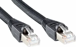 Eagle Cable Deluxe CAT6 Ethernet 4,8 m Noir Câble Hi-Fi du réseau