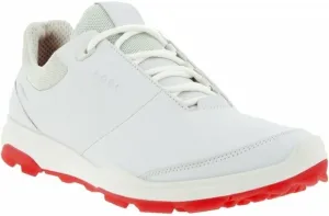 Ecco Biom Hybrid 3 Womens Golf Shoes White/Hibiscus 40