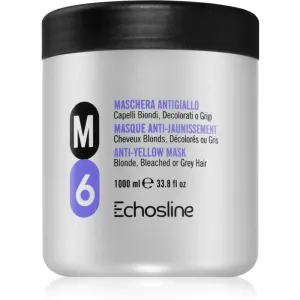 Echosline Anti-Yellow M6 masque cheveux anti-jaunissement 1000 ml