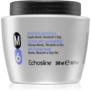 Echosline Anti-Yellow M6 masque cheveux anti-jaunissement 500 ml
