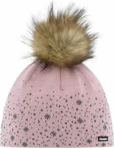 Eisbär Rana Lux Crystal Beanie Pink Clay/Anthrazit/Beige UNI Bonnet de Ski