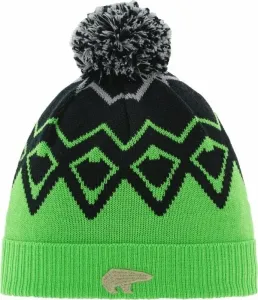 Eisbär Ziggy OS Pompon Beanie Light Green/Black/Grey UNI Bonnet de Ski