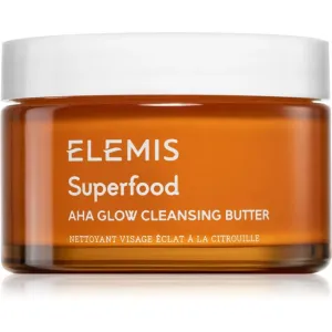 Elemis Superfood AHA Glow Cleansing Butter masque purifiant visage pour une peau lumineuse 90 ml