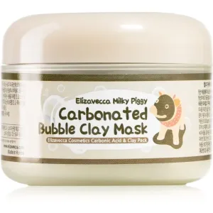 Elizavecca Milky Piggy Carbonated Bubble Clay Mask masque visage purifiant en profondeur pour peaux à problèmes, acné 100 g