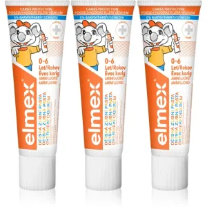 Elmex Caries Protection Kids dentifrice pour enfant 3 x 50 ml