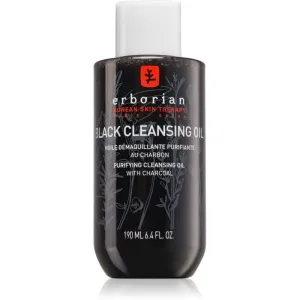 Erborian Black Charcoal huile nettoyante détoxifiante 190 ml #114260