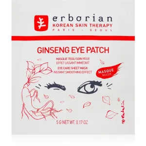 Erborian Ginseng Shot Mask masque en tissu revitalisant contour des yeux 5 g