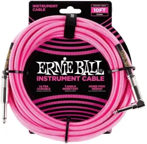 Ernie Ball P06078-EB Rose 3 m Droit - Angle