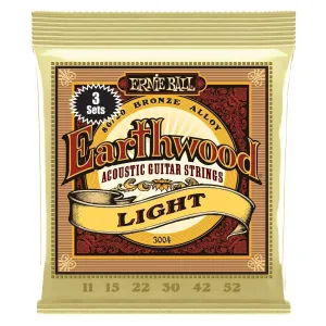 Ernie Ball 3004 Earthwood 3-Pack
