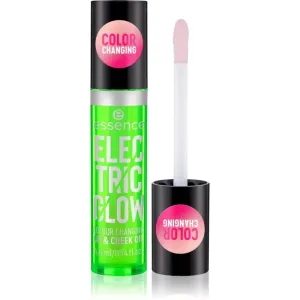 Essence Electric Glow huile lèvres et joues 4,4 ml