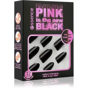 Essence PINK is the new BLACK pH colour changing Faux ongles teinte pH colour changing 12 pcs