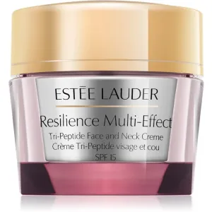 Estée Lauder Resilience Multi-Effect Tri-Peptide Face and Neck Creme SPF 15 crème nourrissante intense pour peaux sèches SPF 15 50 ml