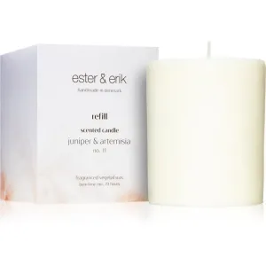 ester & erik scented candle juniper & artemisia (no. 11) bougie parfumée recharge 350 g