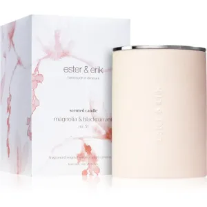 ester & erik scented candle magnolia & blackcurrant (no. 51) bougie parfumée 350 g