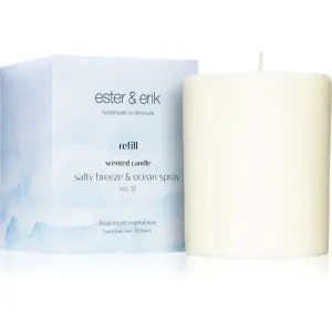 ester & erik scented candle salty breeze & ocean spray (no. 37) bougie parfumée recharge 350 g