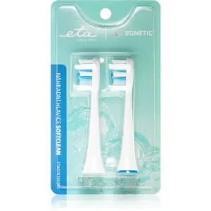 ETA Sonetic SoftClean 0707 90300 têtes de remplacement pour brosse à dents For ETAx707 2 pcs