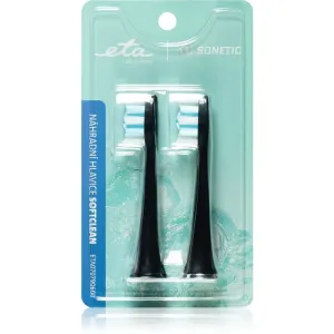 ETA Sonetic Soft Clean 0707 90600 têtes de remplacement pour brosse à dents for ETA370790010, ETA770790000 2 pcs