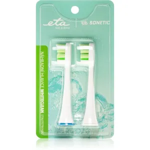 ETA Sonetic WhiteClean 0707 90400 têtes de remplacement pour brosse à dents For ETAx707 2 pcs