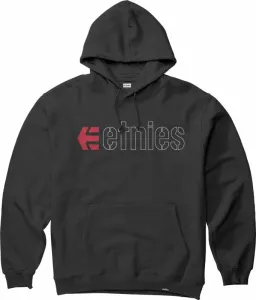 Etnies Ecorp Hoodie Black/Red/White S Sweat à capuche outdoor