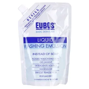 Eubos Basic Skin Care Blue émulsion lavante sans parfum recharge 400 ml #107057