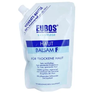 Eubos Basic Skin Care F lait corporel hydratant pour peaux sèches et sensibles recharge 400 ml