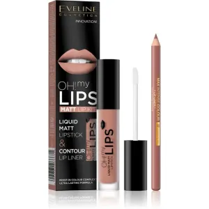 Eveline Cosmetics OH! my LIPS Matt kit lèvres 01 Neutral Nude
