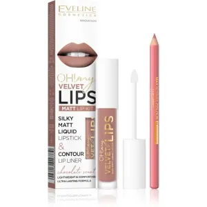 Eveline Cosmetics OH! my LIPS Velvet kit lèvres 11 Cookie Milkshake 1 pcs