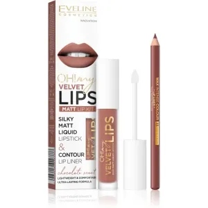 Eveline Cosmetics OH! my LIPS Velvet kit lèvres 12 Praline Eclair