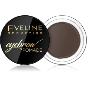 Eveline Cosmetics Eyebrow Pomade pommade-gel sourcils avec applicateur teinte Dark Brown 12 ml